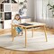 Multi-Function Kids Table and Chair Set with Chalkboard and Whiteboard